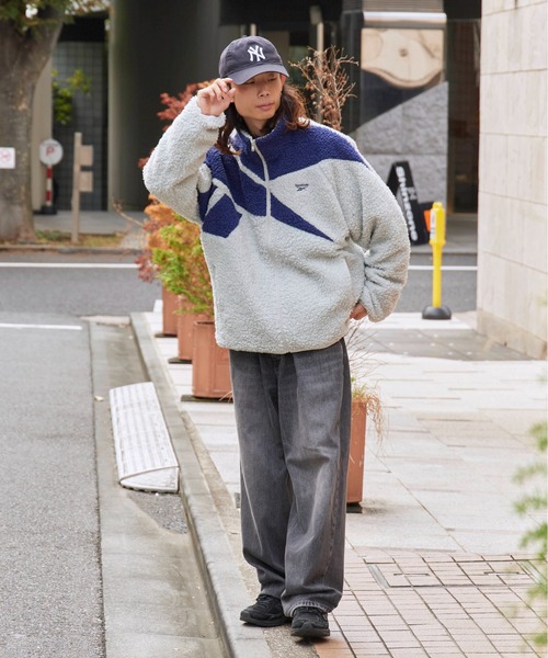 Reebok（リーボック） ブルゾン アウター ベクター ボアフリース