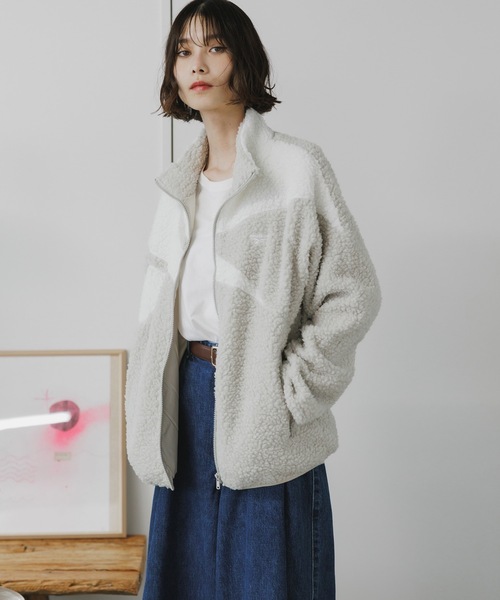Reebok（リーボック） ブルゾン アウター ベクター ボアフリース 