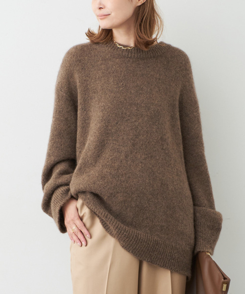 ドゥーズィエムクラス　セーター　薄茶色 Deuxieme Classe（ドゥーズィエムクラス） ニット セーター *Ambiance