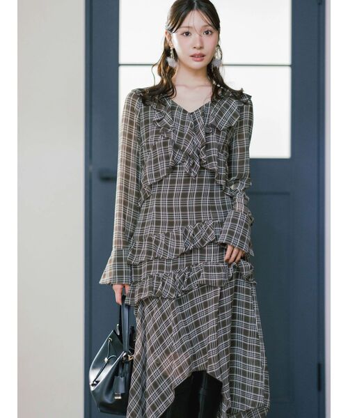 ぐるーみー ♡ まとめ売り MERCURYDUO（マーキュリーデュオ） ワンピース ラッフルイレヘムロング