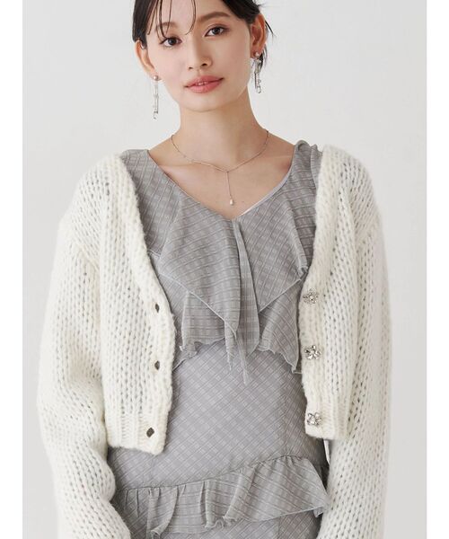 MERCURYDUO（マーキュリーデュオ） ワンピース ラッフルイレヘムロング