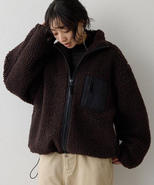 Whim Gazette（ウィム ガゼット） コート アウター ボアブルゾン