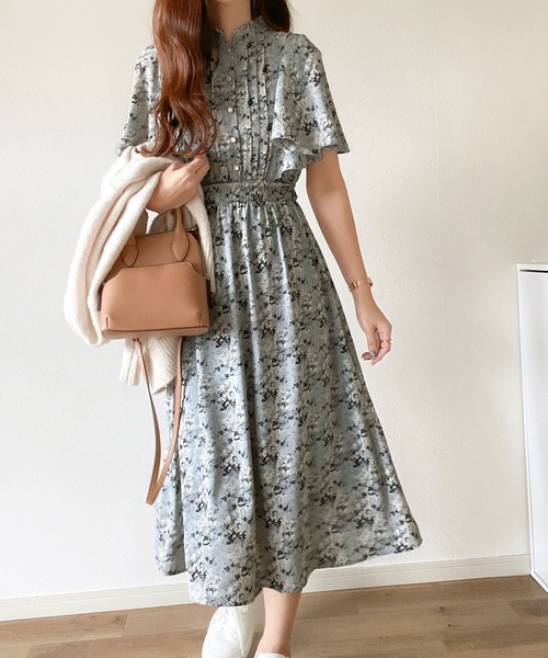 「mily bilet」 ノースリーブワンピース SMALL ベージュ レディース_画像6
