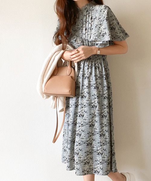 「mily bilet」 ノースリーブワンピース SMALL ベージュ レディース_画像8