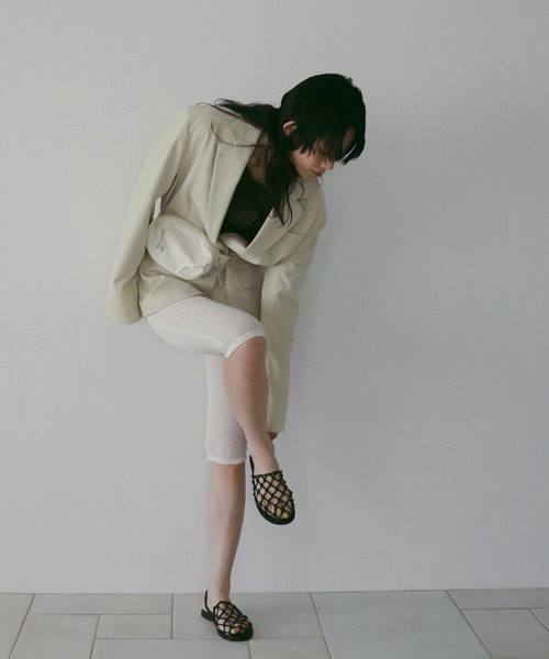 anuke（アンヌーク） パンツ Cutlace Biker Pants レディース