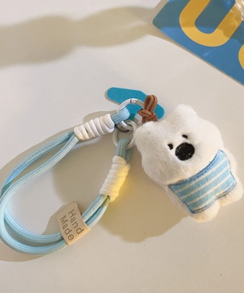 Jelly moo（ジェリームー） 「 」 もこもこ ベアチャーム付き スマホ