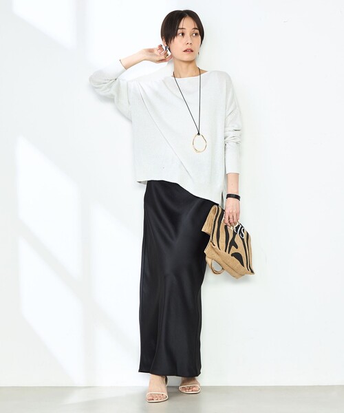 「NOLLEY'S」 長袖ニット FREE ピンク レディース_画像3