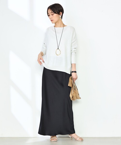 「NOLLEY'S」 長袖ニット FREE ピンク レディース_画像4