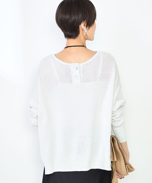 「NOLLEY'S」 長袖ニット FREE ピンク レディース_画像7