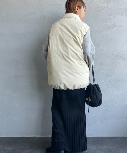 Danton（ダントン） ダウンベスト M アイボリー レディース : ZOZOTOWN