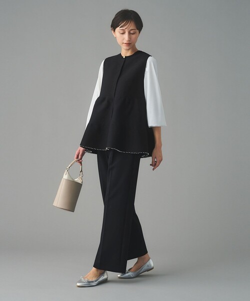 UNITED ARROWS（ユナイテッドアローズ） ベスト ジレ ペプラム ニット