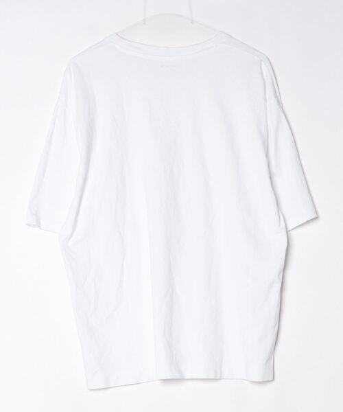 「three dots」 半袖Tシャツ X-LARGE ホワイト メンズ_画像2