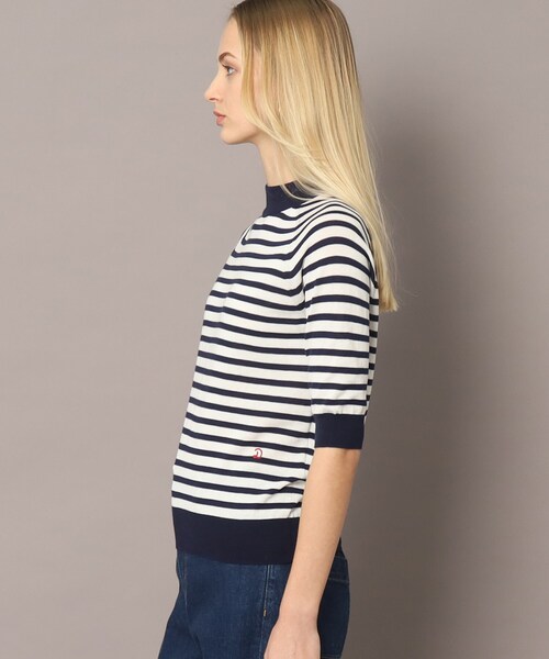 「DRESSTERIOR」 半袖ニット 38 ブラック レディース_画像9