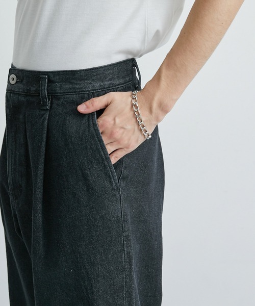 「JUNRED」 デニムパンツ S グリーン系その他2 メンズ_画像9