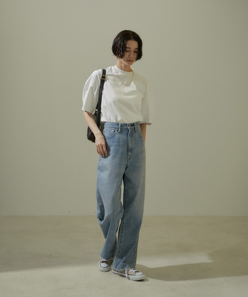 「SALON adam et rope'」 半袖カットソー FREE ブラウン系その他2 レディース_画像8