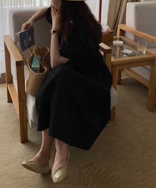 「LADY LIKE」 半袖ワンピース M ベージュ レディース_画像6