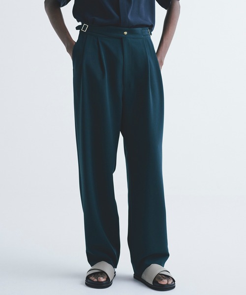 CULLNI（クルニ） スラックス 2 グリーン メンズ : ZOZOTOWN Yahoo!店