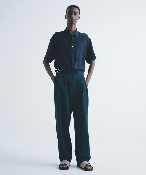 「CULLNI」 スラックス 2 グリーン メンズ_画像2