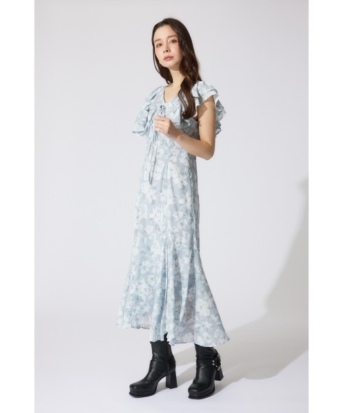 「rienda」 半袖ワンピース SMALL ホワイト レディース_画像6