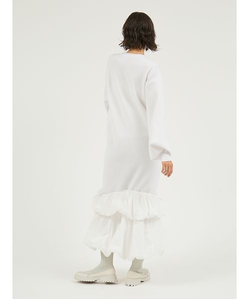 emmi ワンピース ニットタフタドッキングOP : ZOZOTOWN Yahoo!店