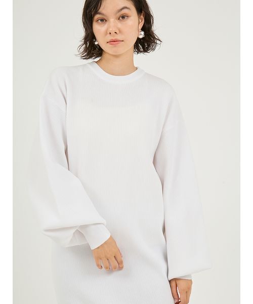 emmi ワンピース ニットタフタドッキングOP : ZOZOTOWN Yahoo!店