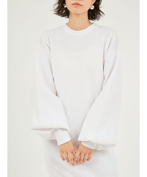 emmi ワンピース ニットタフタドッキングOP : ZOZOTOWN Yahoo!店