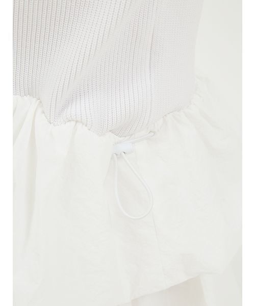 emmi ワンピース ニットタフタドッキングOP : ZOZOTOWN Yahoo!店