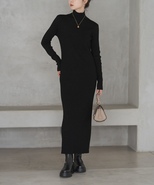 NOBLE（ノーブル） ワンピース 「WEB限定カラー・追加」RY/PLリブ