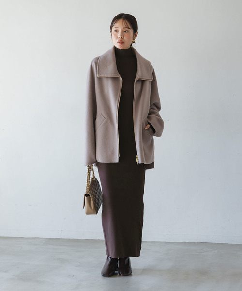 NOBLE（ノーブル） ワンピース 「WEB限定カラー・追加」RY/PLリブ