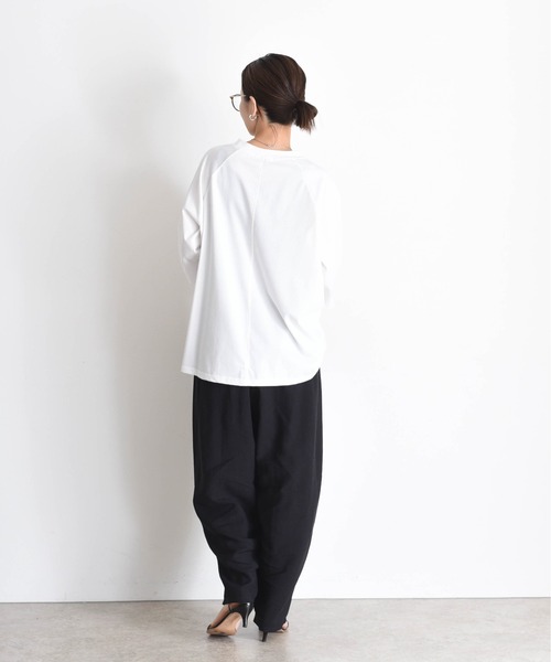 「Eimee Law」 半袖カットソー FREE チャコールグレー レディース_画像2