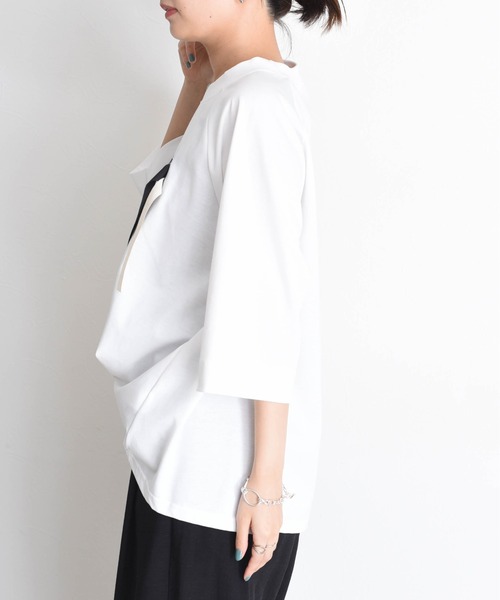 「Eimee Law」 半袖カットソー FREE チャコールグレー レディース_画像5