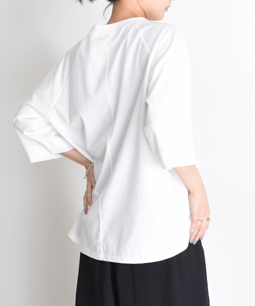 「Eimee Law」 半袖カットソー FREE チャコールグレー レディース_画像7