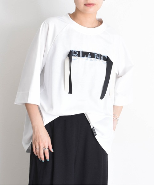 「Eimee Law」 半袖カットソー FREE チャコールグレー レディース_画像8