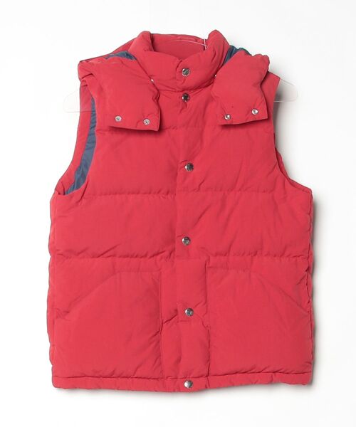   レッド ダウンベスト THE NORTH FACE（ザ ノースフェイス） ダウンベスト MEDIUM レッド