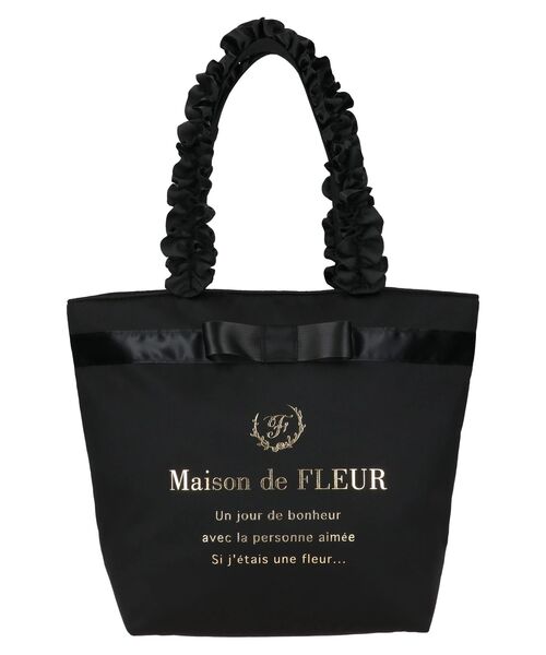 「Maison de FLEUR」 トートバッグ FREE ブラック レディース_画像5