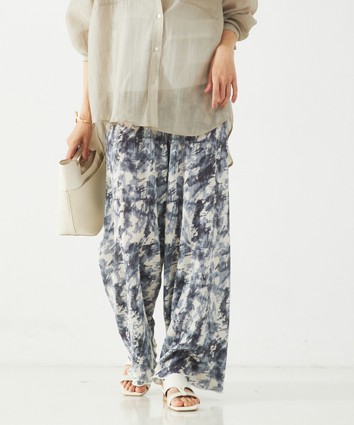 「abahouse mavie」 イージーパンツ フリー ブラック レディース_画像5