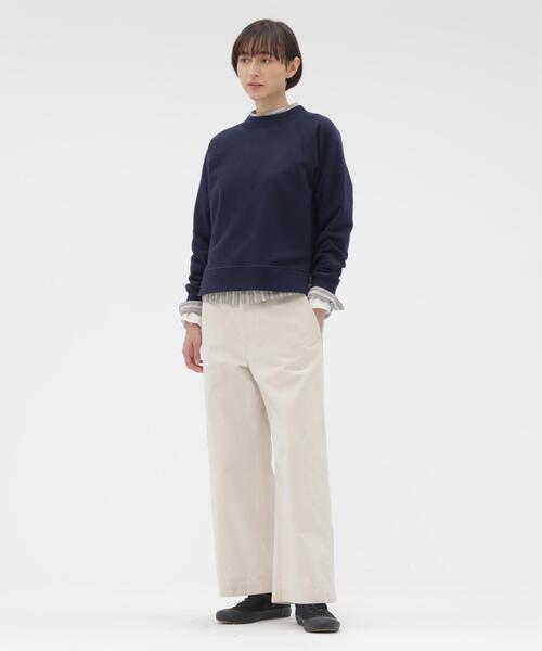 MHL.（エムエイチエル） パンツ FADED COTTON TWILL TROUSERS