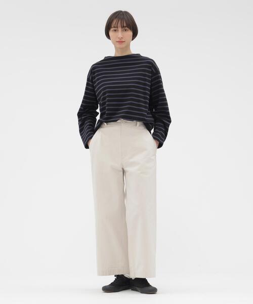 MHL.（エムエイチエル） パンツ FADED COTTON TWILL TROUSERS