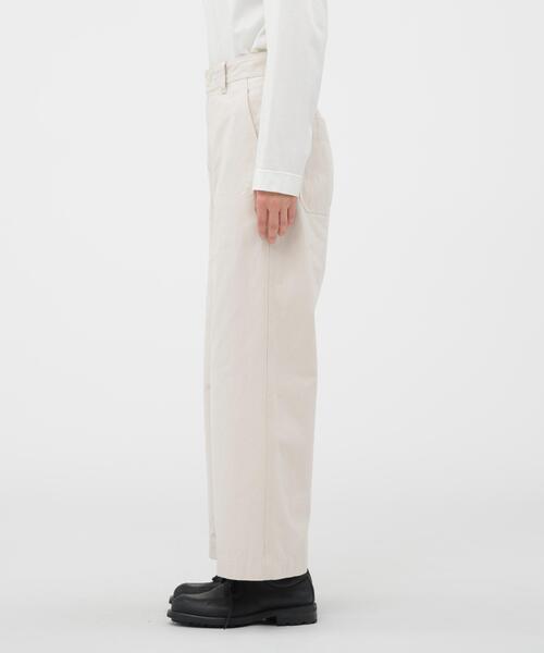 MHL.（エムエイチエル） パンツ FADED COTTON TWILL TROUSERS