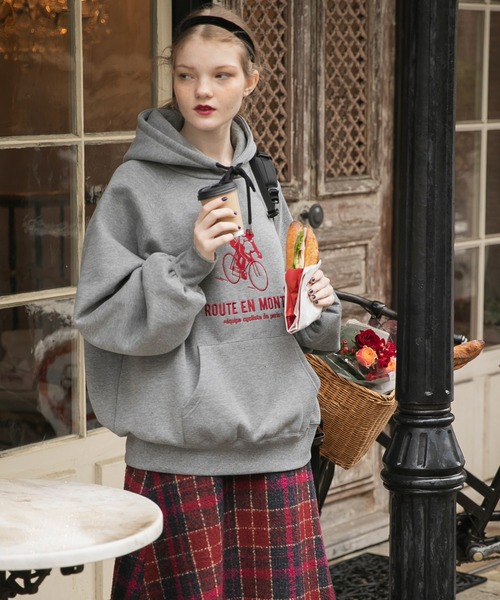 「BONLECILL」 プルオーバーパーカー FREE オートミール レディース_画像2