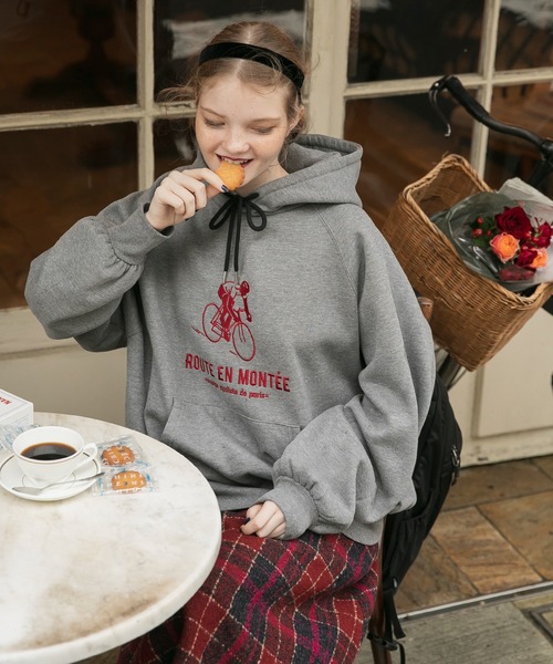 「BONLECILL」 プルオーバーパーカー FREE オートミール レディース_画像6