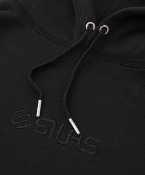 「SILAS」 プルオーバーパーカー M ブラック メンズ_画像4