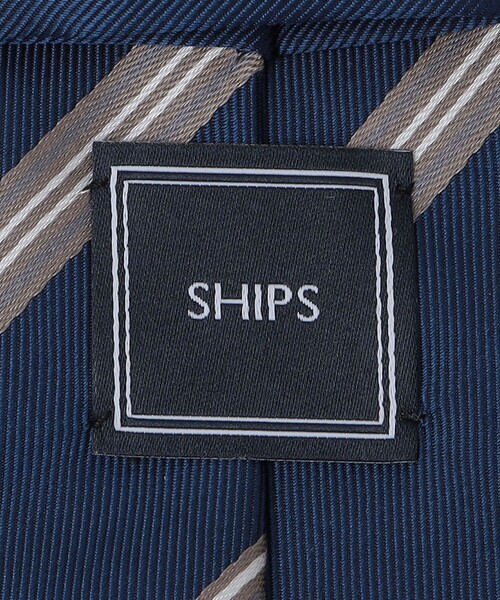 SHIPS（シップス） ネクタイ SHIPS: シルク レップ レジメンタル