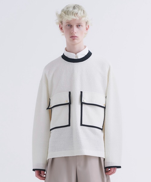 CULLNI（クルニ） 長袖ニット 2 ホワイト メンズ : ZOZOTOWN Yahoo!店 