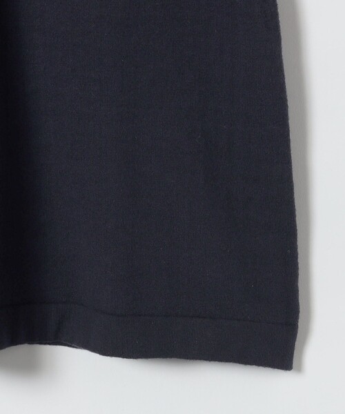 「SHIPS any」 ニットワンピース ONE SIZE ネイビー レディースの画像