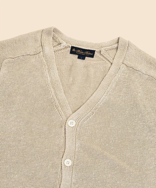 BROOKS BROTHERS（ブルックスブラザーズ） カーディガン リネン V