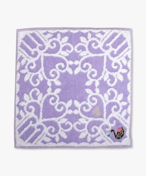 ANNA SUI（アナスイ） ハンカチ アニマル刺繍タオル ブラックスワン