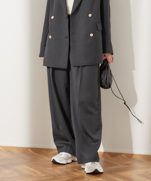 「journal standard L'essage」 パンツ 38 ネイビー レディース_画像8