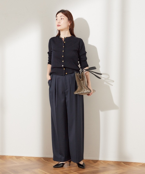 「journal standard L'essage」 パンツ 38 ネイビー レディース_画像9