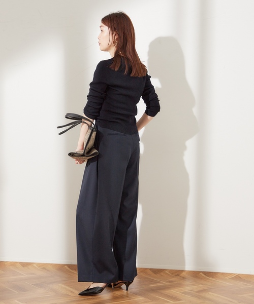 「journal standard L'essage」 パンツ 38 ネイビー レディース_画像10